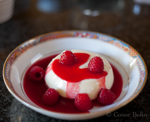 Panacotta and Rasberry Coulis (10 of 11)