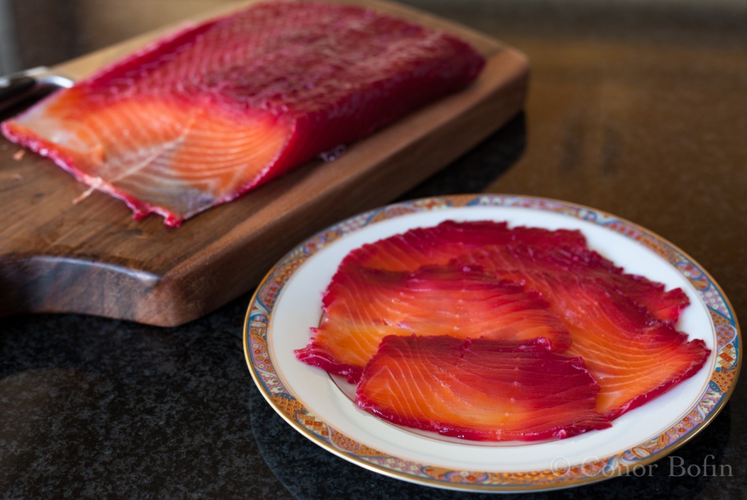 Gravadlax with Beetroot and Ginger (1 of 1)